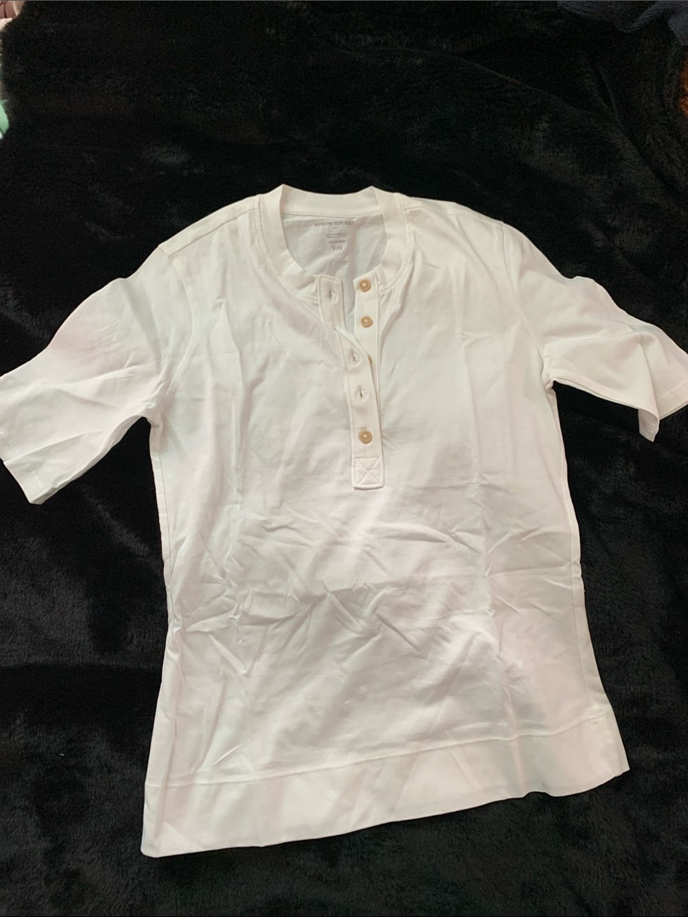 Banana republic Henley Short Sleeve Shirt